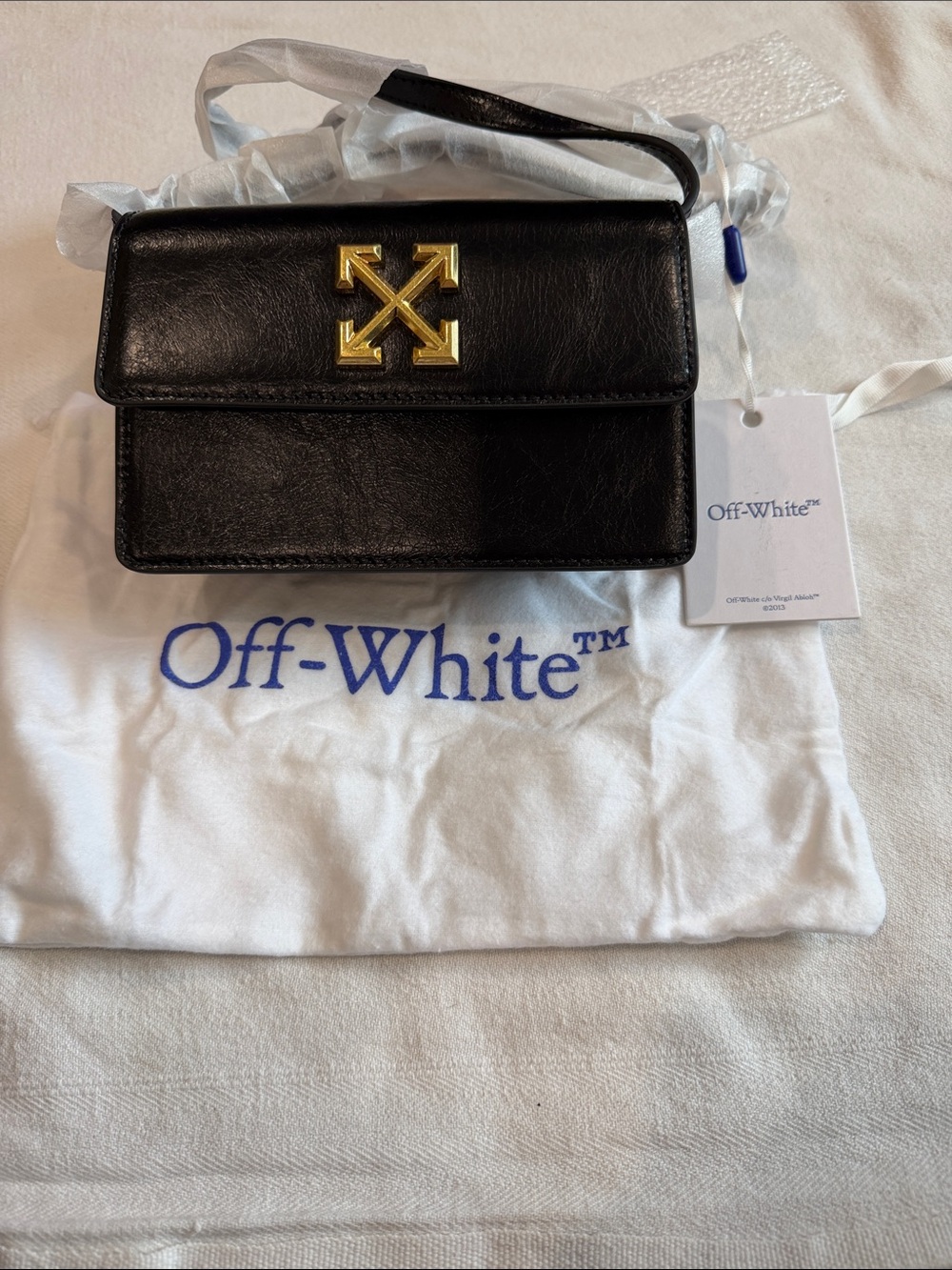 Off-White Black and White Branded Tag